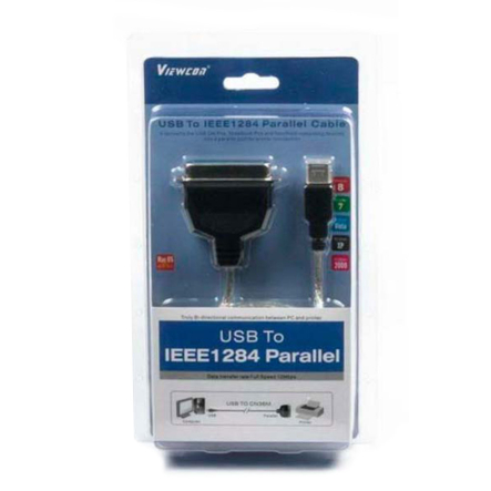 Кабель-перехідник Viewcon USB1.1-LPT(bitronics), блістер - 1