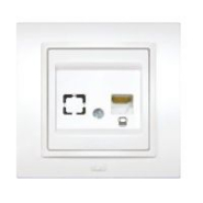 Розетка компьютерная EL-BI Zena, белая, 500-010200-229