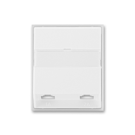 Центральная пластина для двойной телефонной розетки - 1