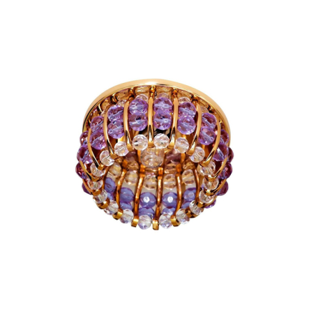 Светильник точечный Feron СD2119A, MR16, GU5.3, 50W, прозрачный/сиреневый/золото - 1