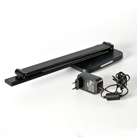 Лампа настольная LED с беспроводной зарядкой VIDEX, VL-TF17B, 18W, 1800-6500K, черная, 27467