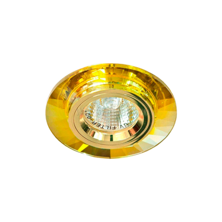 Світильник точковий Feron 8160-2, MR16, GU5.3, 50W, жовтий/золото - 1