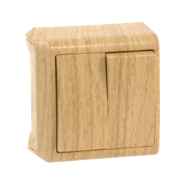 Вимикач 2 кл. VIKO VERA, 90682002, дуб