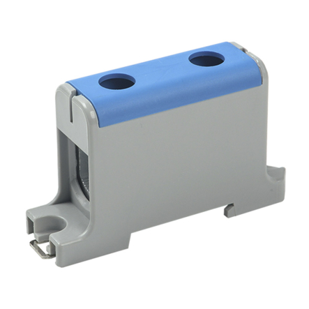 Клемма вводная силовая КВС 35-150 мм2, PE, синяя, IEK YZN12-150-K07 - 1