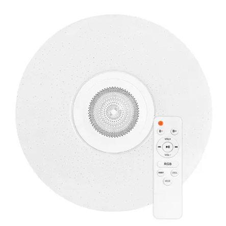 Світильник світлодіодний Biom SMART, 3000-6000K+ RGB, 50W, з д/к муз. BT APP, SML-R26-50-M-RGB - 1