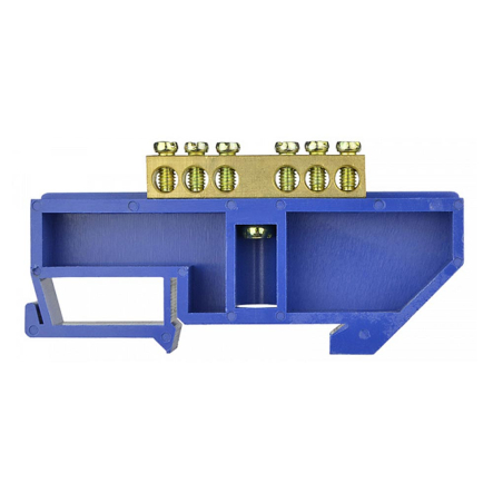 Нулевая шина с изолятором на DIN-рейку АСКО-УКРЕМ ВС - 4А 06, A0150120048 - 1