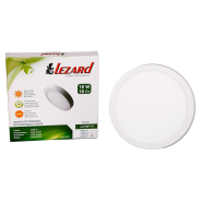 Светильник LED накладной LEZARD, 18W, 6400К, 1440Lm, круг, Ø220мм, 464SRP-18