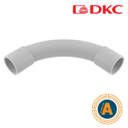Поворот ДКС, 50425, 90 гр. d 25 мм, труба-труба, IP40