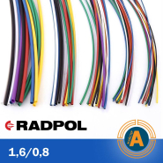 Трубка термоусадочная RADPOL, RCH1 1,6/0,8Х1-N синяя