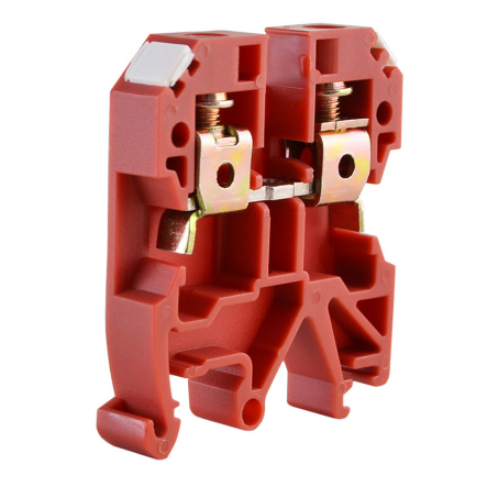 Клеммник винтовой JXB-6х35 красный, АСКО-УКРЕМ, A0130010035