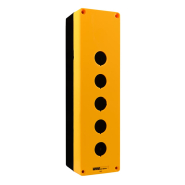 Корпус посту керування HJ-5-5 (HJ-9-5), АСКО-УКРЕМ, A0140020073, жовтий