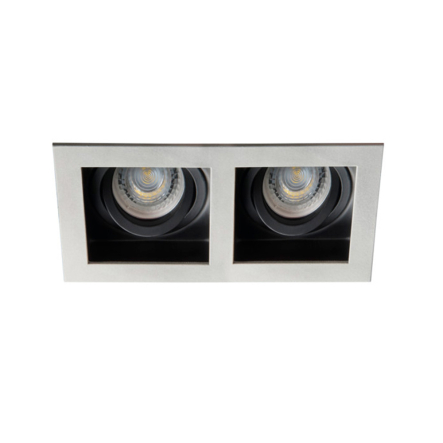 Светильник точечный без патрона Kanlux ARET 2XMR16-GR, 26724 - 1