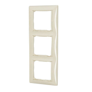Рамка потрійна LEGRAND Valena, 774357, слонова кістка, вертикальна