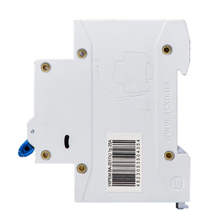 Автоматический выключатель АСКО-УКРЕМ ВА-2017-1/1, 32А, 1р, 6kA, D, A0010170090