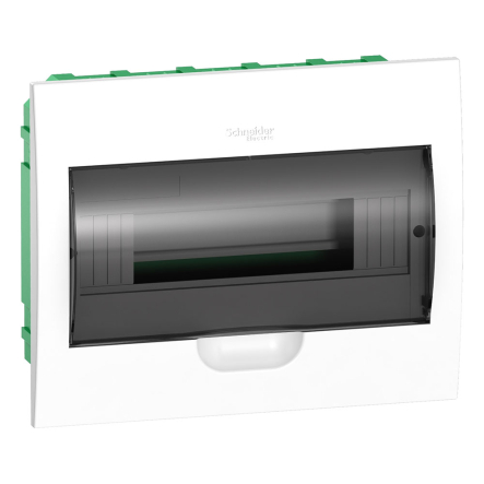 Щит пластиковий Schneider Electric Easy9 EZ9, врізний, димчасті двері, 1ряд /12м +2КК, EZ9E112S2F - 1