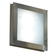 Настінний світильник LUSSOLE PAOLA 3x40W, E14, 40х40х8 см, матовий нікель