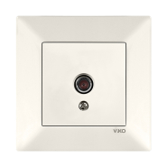 Розетка TV 0-потерь VIKO Meridian, 90970249, крем