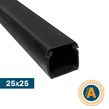 Канал кабельный 25х25 Professional, черный (80), 164843 - 1