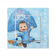 Вимикач VIKO KARRE KIDS, 2 кл., &quot;Маша-снігуронька&quot;, 90962742