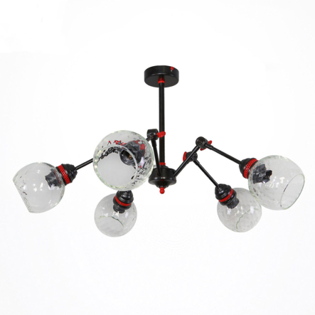 Люстра N&B Light "АЛЬФА" 20055, 5хЕ27, D 700 мм, H 300/500 мм - 1