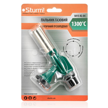 Паяльник газовый с пьезоподжигом керамика Sturm 5015-KL-04