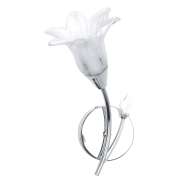 Бра SPOT LIGHT 5078128 MARBELLA, 1xE14х40W, IP20, 21x12x22 см, хром/белый