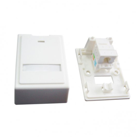 Розетка на 1 порт Cablexpert NCAC-SMB1, RJ-45, 5E cat, внешняя