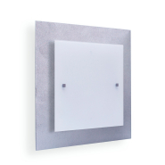 Світильник настінно-стельовий ДеКоРа, Міраж, Е27, 2х60W, 400х400 мм, срібло, 47121