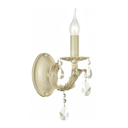 Бра 1хЕ14 60Вт 20х12 слонова кістка Німеччина - 1