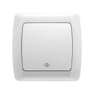 Выключатель 1 кл. перекрестный VIKO CARMEN КР1031, 90561031, белый               