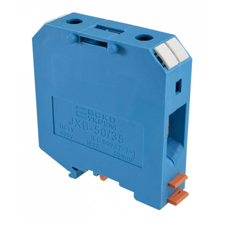 Клемники винтовые JXB-50х35 синий, АСКО-УКРЕМ, A0130010031