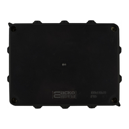 Коробка распределительная АСКО-УКРЕМ UAtmo 150х110х70, IP55, чёрная, A0150170034