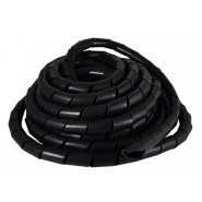 Спіральна обв'язка для кабелю АСКО-УКРЕМ SWB-24 (10м) чорна, A0150070016