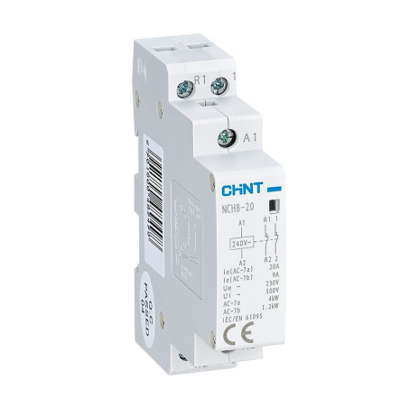 Контактор модульний CHINT NCH8-20/02 20A 2НЗ, AC220/230В, 256053 - 1