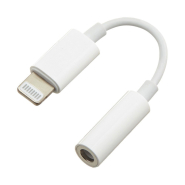 Адаптер аудио Cablexpert CCA-LM3.5F-01-W, Lightning - стерео-аудио 3.5 mm
