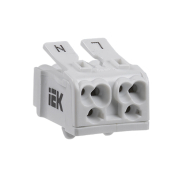 Клемма пружинная соединительная КСПн2-L+N IEK
