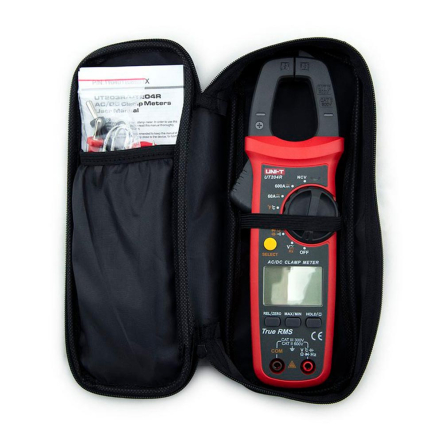 Клещи токоизмерительные UNI-T UT204R, AC/DC, диаметр 28 мм