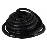 Спіральна обв'язка для кабелю АСКО-УКРЕМ SWB-30 (10м) чорна, A0150070018