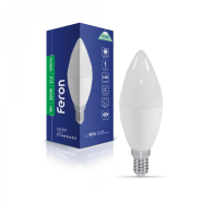 Лампа светодиодная Feron LB-207, 9 Вт, 4000K, E14, 220 В, C37, 7303