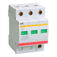 Разрядник УEK ОПС1-B 3P, 30кА, 400В, MOP20-3-B-U