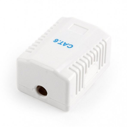 Розетка на 1 порт Cablexpert NCAC-1U6-01, RJ-45, 6 cat, внешняя