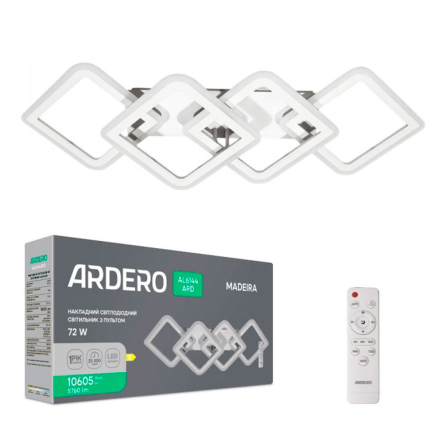 Світильник LED Ardero AL6144ARD, 72W, 3000K-6500K, 5760Lm, MADEIRA - 1