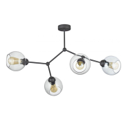 Люстра TK-lighting FAIRY 2730, 4хE27x60 Вт, 40х40х60 см, сірий/чорний