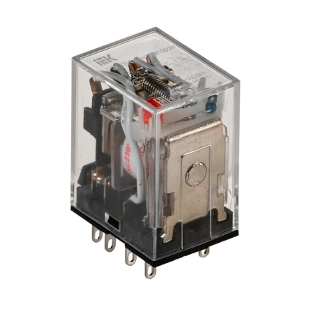 Реле IEK РЭК78/4 (MY4) з індикацією 3А, 230В АC, RRP20-4-03-220A-LED - 1