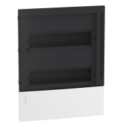 Щит розподільчий вріізний Schneider Electric Mini Pragma на 24 модуля (2х12) прозорі двері, MIP22212S