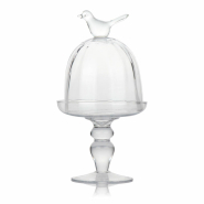 Бонбоньєрка скло OLens 36527-13, Пташка