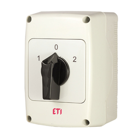Переключатель ETIMAT CS 32 51 PNG (1p_"1-0-2"корп./ IP65"_с/ч_32A), 4773188 - 1