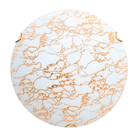 Світильник настінно-стельовий ДеКоРа, Модерн, Е27, 3х60W, ⌀400 мм, золото, 45246 - 1