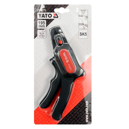 Съемник изоляции L=195мм YATO YT-2275
