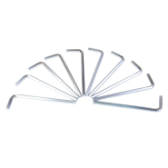 Ключ шестигранный Mastertool CV 5,0мм L28-120мм, 10шт, 75-0005